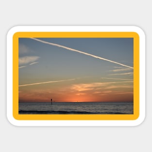 Sunset Over Clearwater Sticker